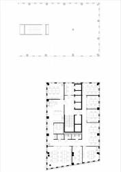 Butikový coworking, Studio Perspektiv, půdorys