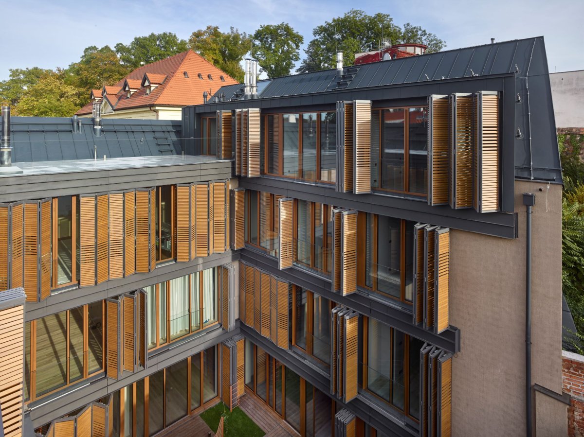 Rezidence Gotthardská v Praze od NEDVEDARCHITETI
