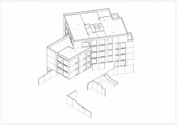 Projekt pro zhotovení stavby byl kompletně zpracovaný v BIM, což výrazně usnadnilo koordinaci projektu