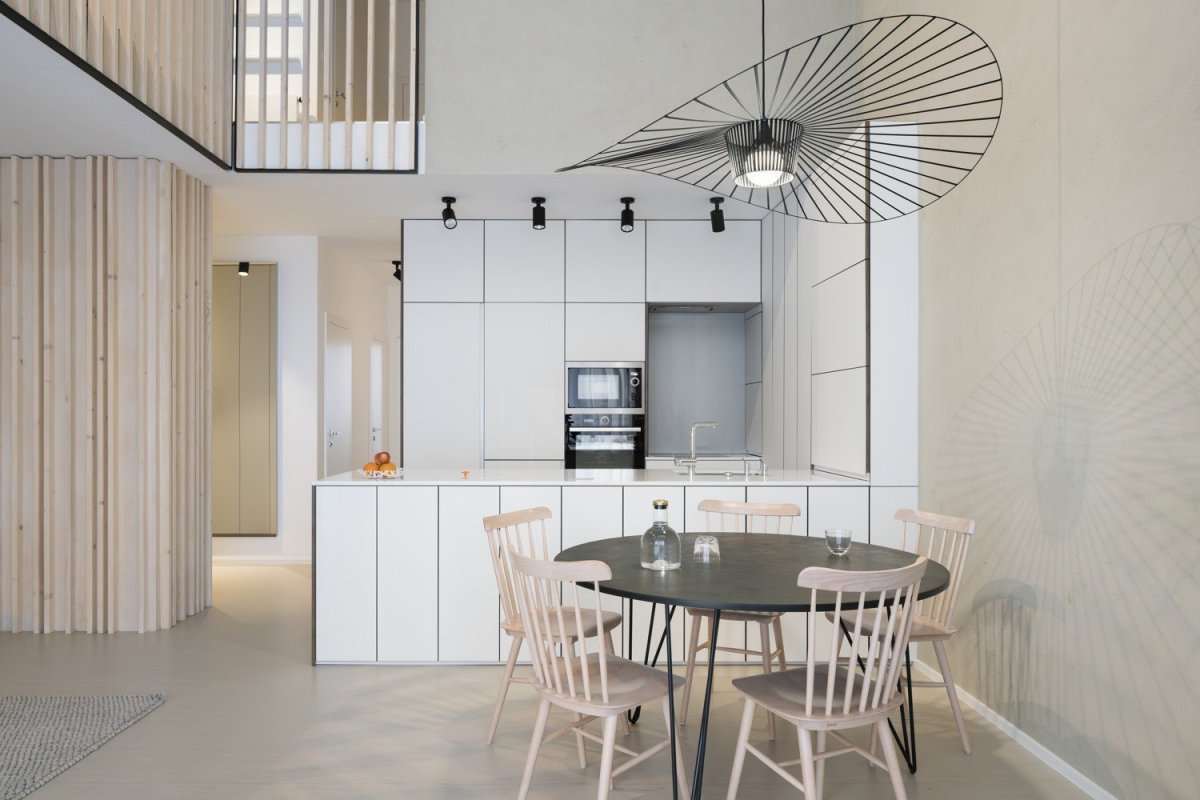 Rekonstrukce mezonetového bytu v Bratislavě, LANG BENEDEK ASSOCIATED ARCHITECTS