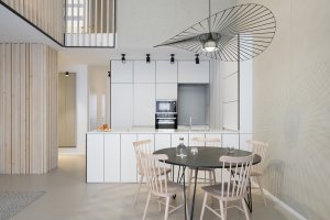 Rekonstrukce mezonetového bytu v Bratislavě, LANG BENEDEK ASSOCIATED ARCHITECTS