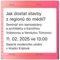 Přijďte na seminář: pro architekty i členy samospráv