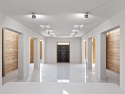 Smuteční síň ve Spytihněvi, Ivan Bergmann - vizualizace interiéru