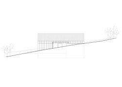 Pohled (Víkendový dům nad přehradou, NOIZ architekti)