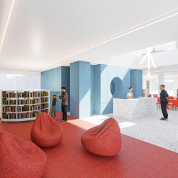 Knihovna na Růžovém vrchu v Karlových Varech, jak bude vypadat v budoucnosti