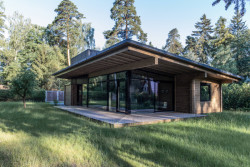 Nosná konstrukce byla na míru vyrobena ve Finsku a sestavena přímo na místě stavby