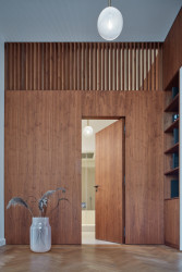 Vstup do koupelny (Byt na Starém Městě, RDTH architekti)