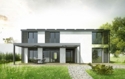 NOSCALE architects, RD v Odoleně Vodě, projekt © NOSCNOSCALE architects, RD v Odoleně Vodě, vizualizace