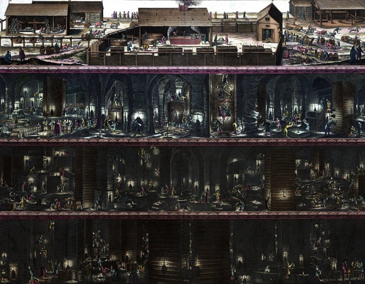 Podzemní prostory solného dolu Wieliczka