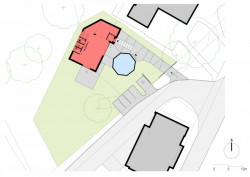 Výstavní galerie STAGE GARDEN, Janca architect / Karel Janča, situace