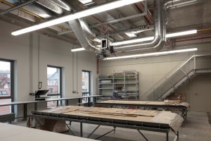Nové technologické centrum UMPRUM s osvětlením značky Zumtobel