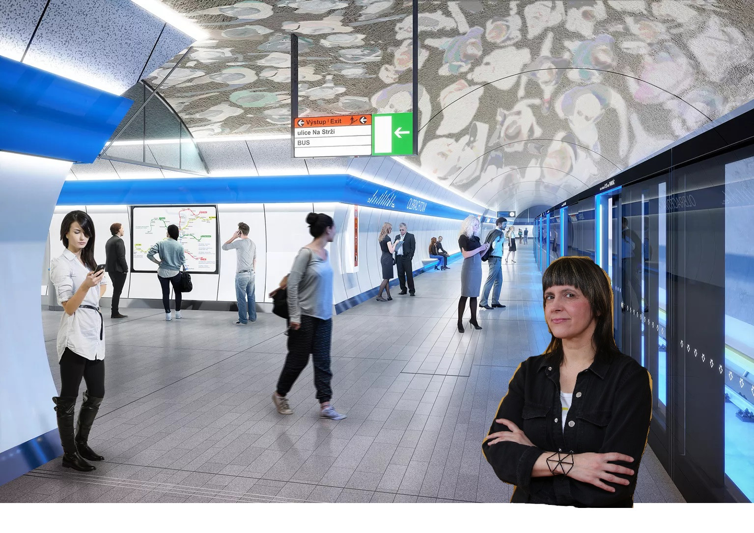 Co se stane v roce 2025 v architektuře a stavebnictví? Vybuduje se stanice metra Pankrác.