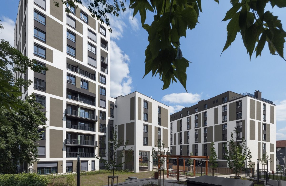 Žižkovská rezidenční čtvrť Na Vackově od ateliéru MS architekti