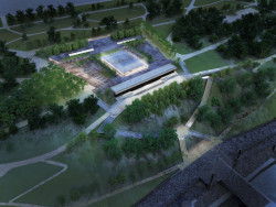 Studie využitelnosti objektu Stalinova pomníku v Praze z roku 2012 od kanceláře SGL projekt.