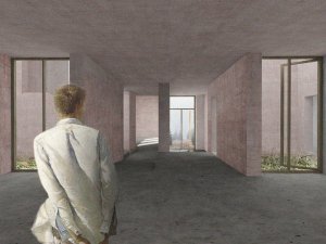 Vítěz 21. ročníku studentské soutěže Ještěd f Kleci, projekt Duševní lázně od Dity Petráňové