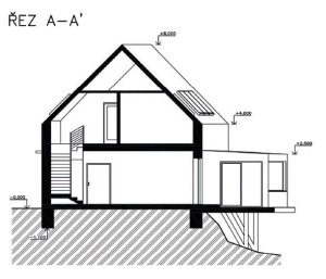 Tomáš Klanica, House in the Woods, řez - foto