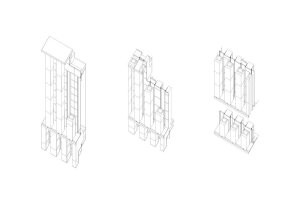 Emilio Tuñón Architects, Mansilla + Tuñón Arquitectos, Královské umělecké sbírky, detail fasády