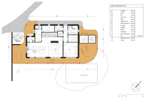 Rodinný dům s hnízdem, ARCHCON atelier: Půdorys 1NP