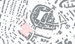 Širší situace (Štěpánčin park v Prachaticích, M2AU, Grupeto)