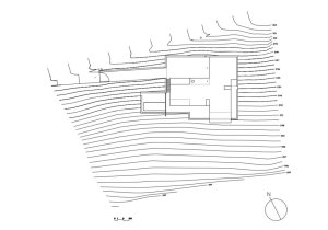 Vila v Beskydech, situace, TREF-Architekti