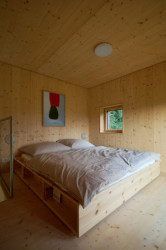 Spací část v podkroví (Chata Bebech, JANSELF STUDIO)