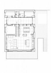 Vila Hrázní, Atelier RAW / Tomáš Rusín, Ivan Wahla, půdorys 1NP