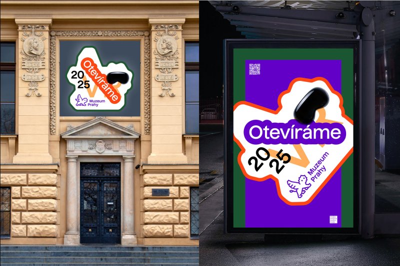 Studio zetzetzet (Mikuláš Macháček, Anna Macháčková a Šárka Zíková) / vizuální identita pro Muzeum Prahy