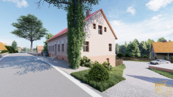 V Heráleci na Vysočině plánují letos v září dokončit revitalizaci domu č. 221. Vznikne zde restaurace s terasou, společenský sál a historické muzeum. 