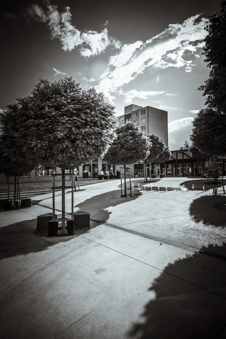 Revitalizace vnitřního prostoru nákupního střediska Centrum v Prešově, zerozero