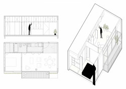 Quintana 4598, IR arquitectura, axonometrie