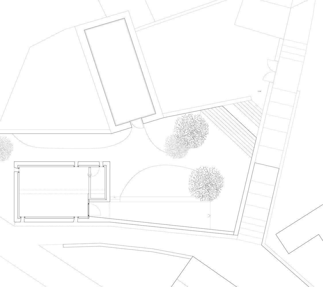 Nový pavilon muzea MeCri, Studio Inches Architettura, situace