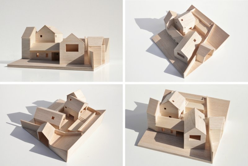Rodinný dům v Jinonicích, Atelier 111 architekti, model