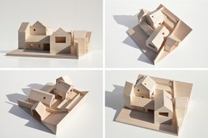 Rodinný dům v Jinonicích, Atelier 111 architekti, model