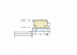 Koncertní síň v Ostravě od studií Steven Holl Architects + Architecture Acts, výkresy.