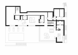 Designist, PHA Studio, Dům Děčín, půdorys 1NP