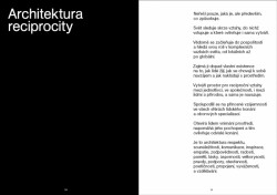 Publikace Architektura reciprocity, Pavla Melková, Miroslav Cikán.