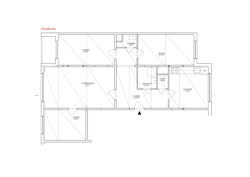 Původní stav (Byt 4+1 v panelu; Zuzana Bartasová)