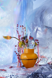 Kolekce váz Underwater od Františka Jungvirta pro sklárnu Ajeto