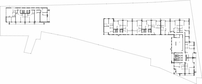 Polyfunkční soubor Seberíniho, PMArchitekti - PŮDORYS 3.N.P.