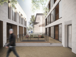 Cena rektora ČVUT za školní práci: Filip Hermann - Český Krumlov - sídliště!, vizualizace