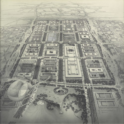 Tak bude vypadat naše město za 20. let - dobová ilustrace z roku 1971