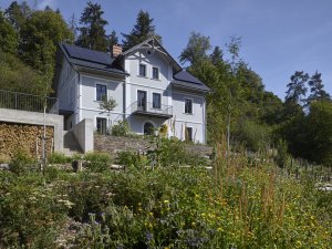 Původně byl Tauhaus fořtovnu z 90. let 19. století, nyní se jedná o penzion (Rekonstrukce Tauhaus; studio Olgoj Chorchoj)