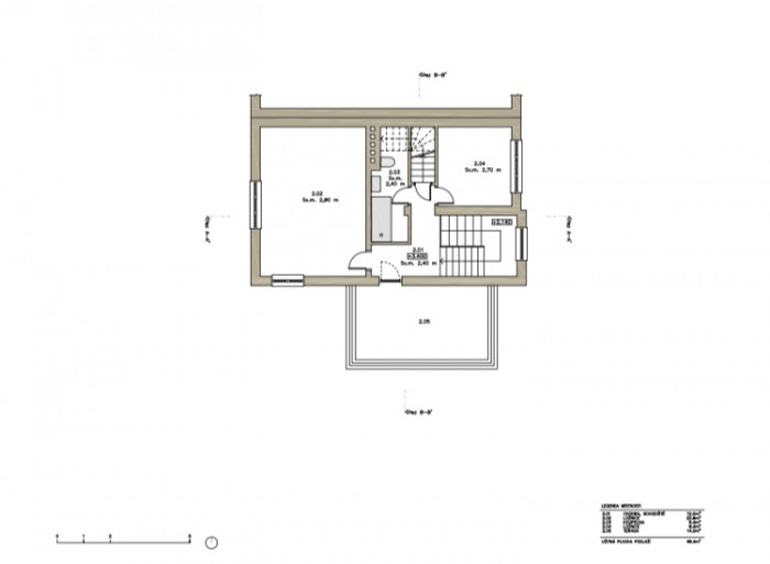 Pražská kancelář, Studio RAKETOPLÁN, půdorys 2NP