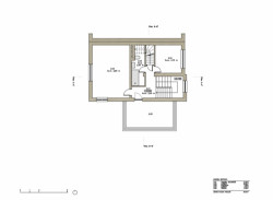 Pražská kancelář, Studio RAKETOPLÁN, půdorys 2NP
