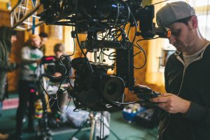 Fotografie z tvorby dokumentárního filmu Pohodlné století.