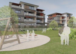 ARCHCON atelier, Pasivní bytové domy na Bílé Hoře - vizualizace