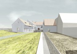 Úprava bývalé fary ve Chvalšinách na zařízení pro  pobyty osob s poruchami autistického spektra, 4DS - vizualizace