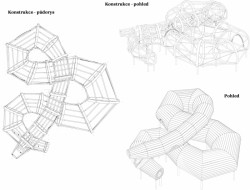Herní krajina Pecka, Matěj Hájek a Tereza Kučerová (Moloarchitekti s.r.o), výkres zmije