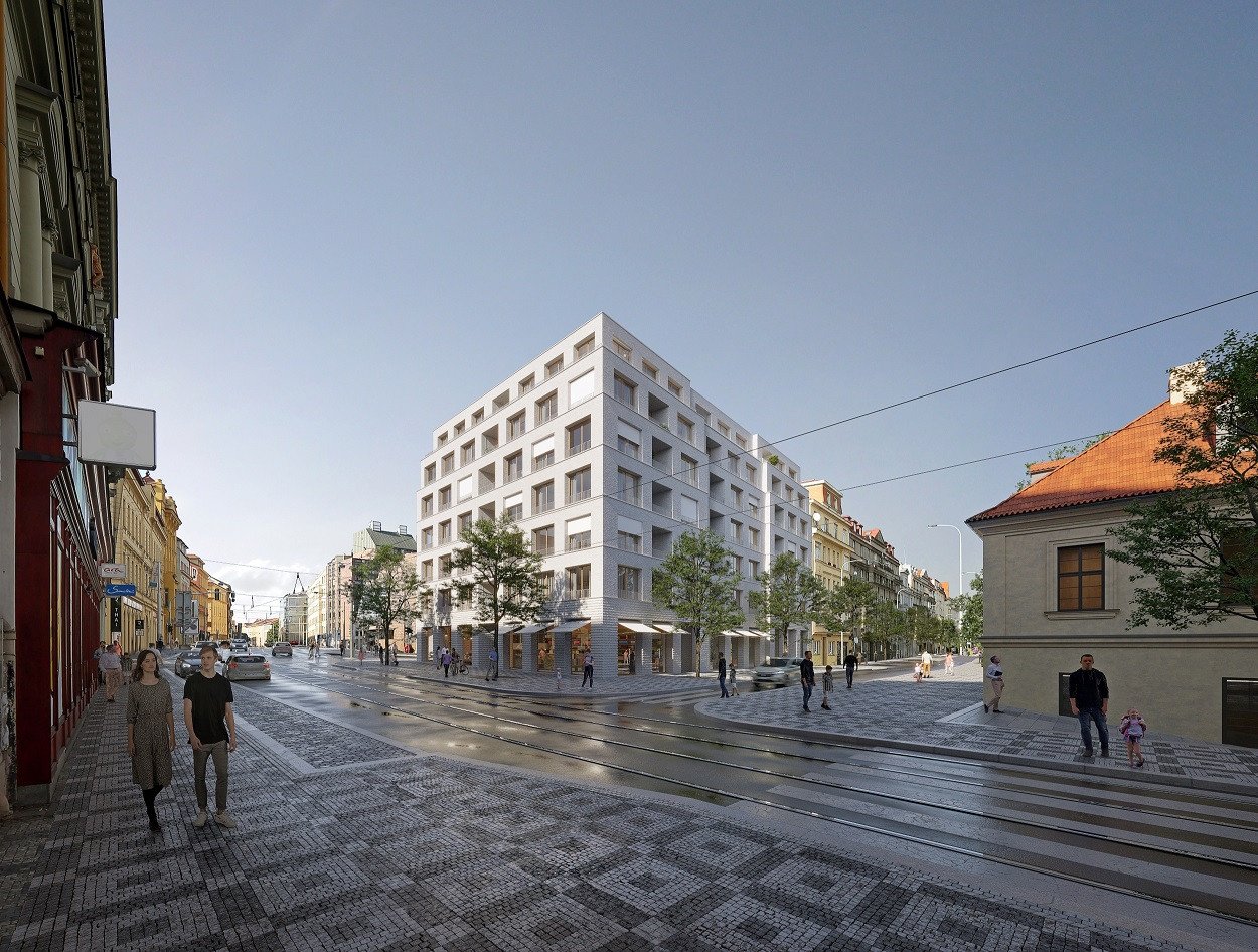 Soutěž na městský bytový dům V Botanice navrhne studio Bod architekti