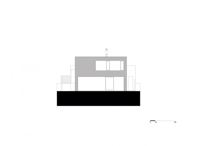 plusminusarchitects, Vrakuňa house, pohled jižní – foto